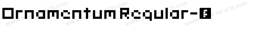 Ornamentum Regular字体转换